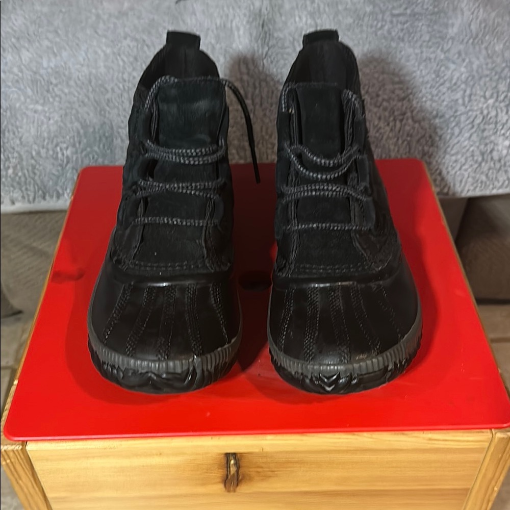 Black High-Top Sneakers